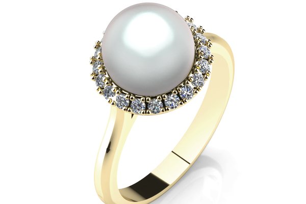 Prsteň Jasmine perla